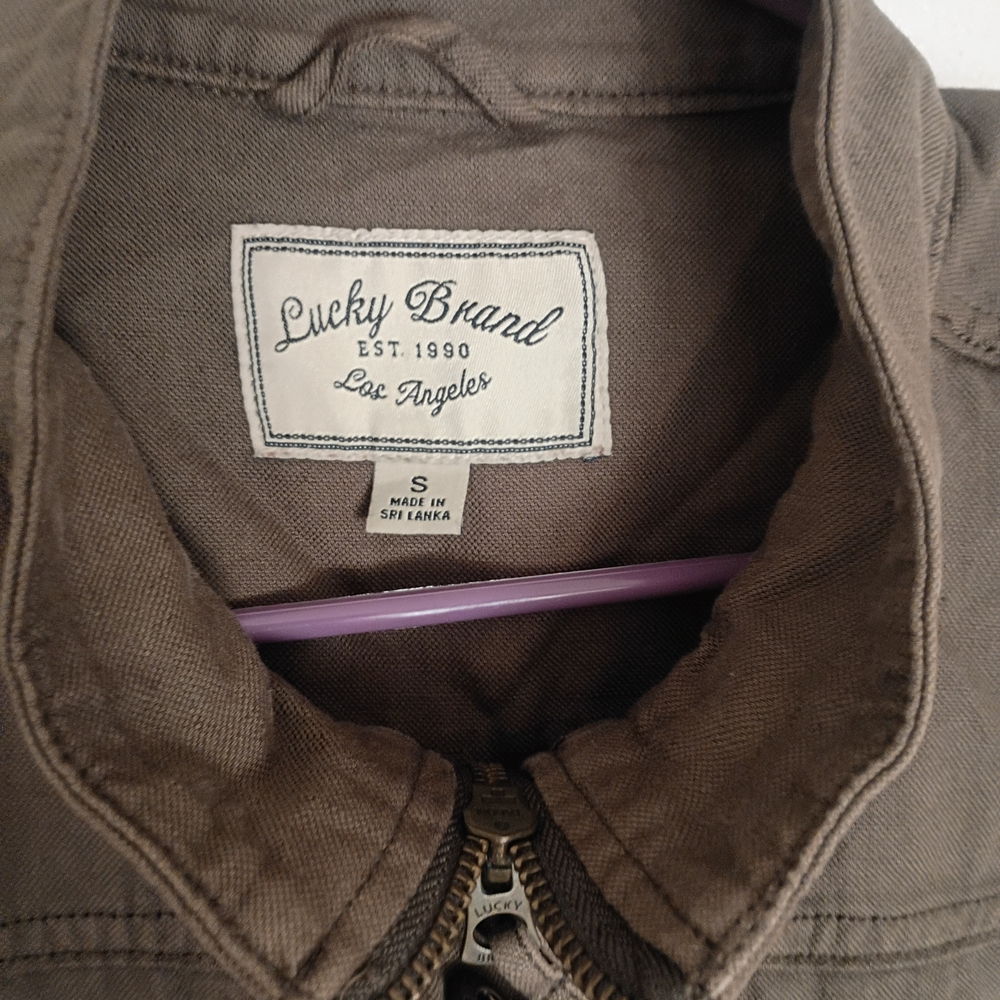 Lucky Brand Women's Army Green Military style Jacket - Picture 2 of 3